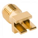 RF Connector SMA PCB End Launch Jk 50 Ohm 0.062 High Freq (Jack, Female) 